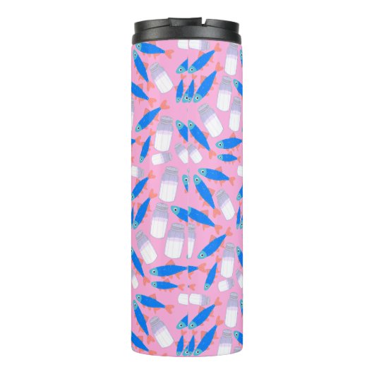 Fisch und Salz Thermosbecher (Rückseite)