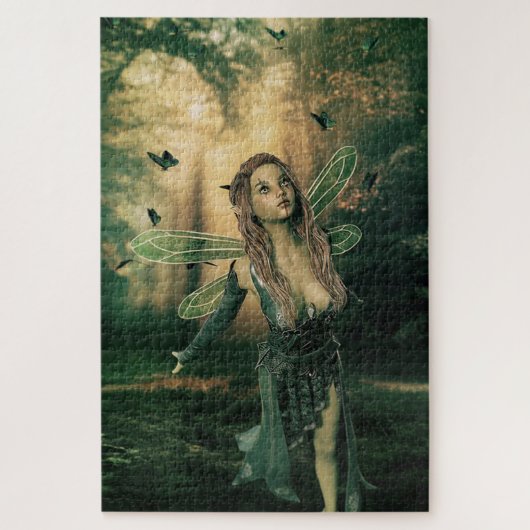 Fisch und Schmetterlinge Puzzle (Vertikal)