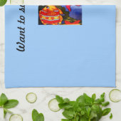 Fisch und Seepferd Geschirrtuch (Gefaltet)