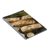 Fisch und Spargel, Grillgerichte Notizblock (Rechte Seite)