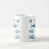 Fisch unter dem Trend nach Art des Wasserfischers Kaffeetasse (Mittel)