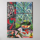 Fisch unter Fenster nach dem Matisse Poster (Vorne)