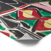 Fisch unter Fenster, nach Matisse Poster (Ecke)