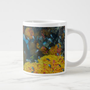 Fisch unter Korallenriff Jumbo-Tasse
