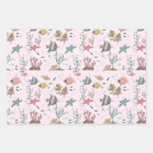 Fisch unter Meer Geschenkpapier Set (Vorderseite 3)