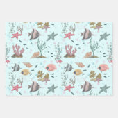 Fisch unter Meer Geschenkpapier Set (Vorderseite 2)