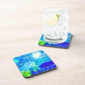 Fisch unter Meer Untersetzer (Rechte Seite)