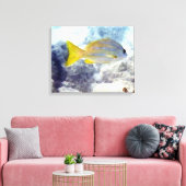 Fisch unter Wasser Leinwanddruck (Insitu (Wohnzimmer))