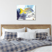 Fisch unter Wasser Leinwanddruck (Insitu (Schlafzimmer))