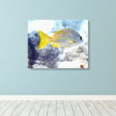 Fisch unter Wasser Leinwanddruck (Insitu (Holzboden))