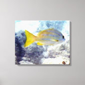 Fisch unter Wasser Leinwanddruck (Vorderseite)