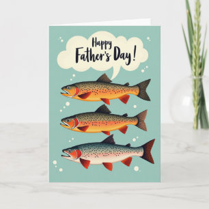 Fisch Vatertagskarte Karte