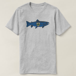 Fisch-Vermont-Flaggenforelle T-Shirt