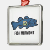 Fisch Vermont Ornament Aus Metall (Links)