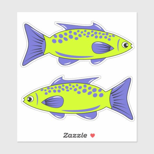 Fisch Vinyl Sticker (Blatt)