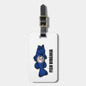 Fisch Virginia Gepäckanhänger (Vorderseite vertikal)