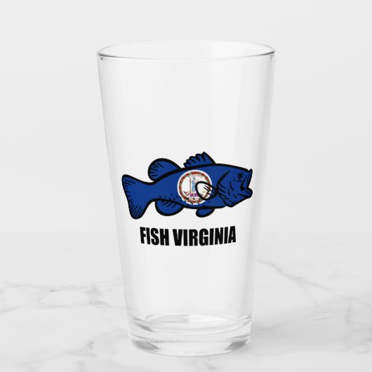 Fisch Virginia Glas (Vorderseite)