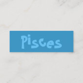 Fisch-Visitenkarte Mini Visitenkarte (Rückseite)