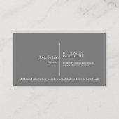 Fisch-Visitenkarte Visitenkarte (Rückseite)