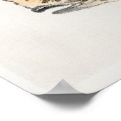 Fisch von Kōno Bairei (1844-1895) Poster (Ecke)