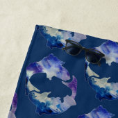 Fisch Wasserfarbe Art Beach Handtuch (Beispiel)