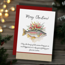 Fisch-Weihnachts-Einladungen