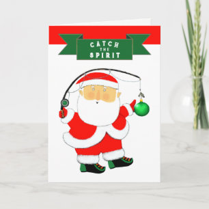 Fisch-Weihnachtskarten Feiertagskarte