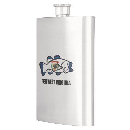 Fisch West Virginia Flachmann (Links)