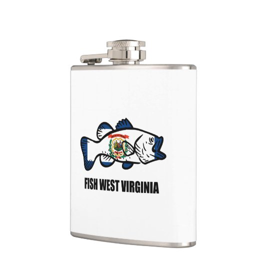 Fisch West Virginia Flachmann (Links)