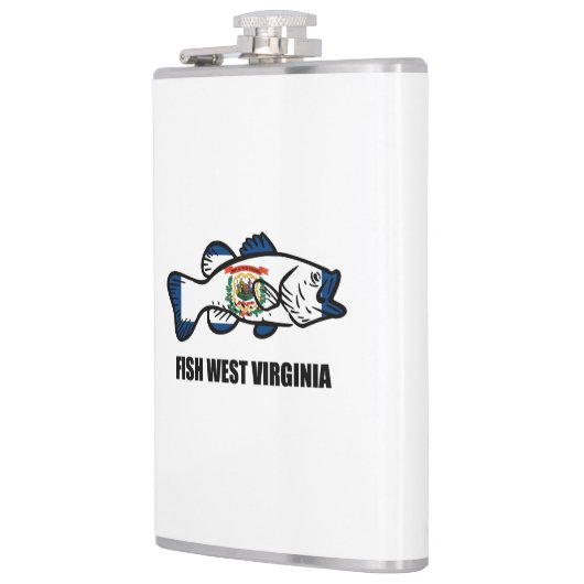 Fisch West Virginia Flachmann (Links)