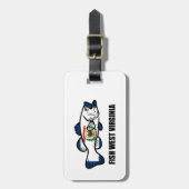 Fisch West Virginia Gepäckanhänger (Vorderseite vertikal)