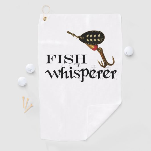 Fisch Whispere Fischhandtuch Golfhandtuch (Insitu)