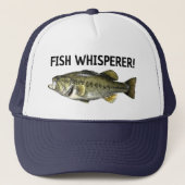 Fisch Whisperer Funny Fishing Fischer Angler Truckerkappe (Vorderseite)