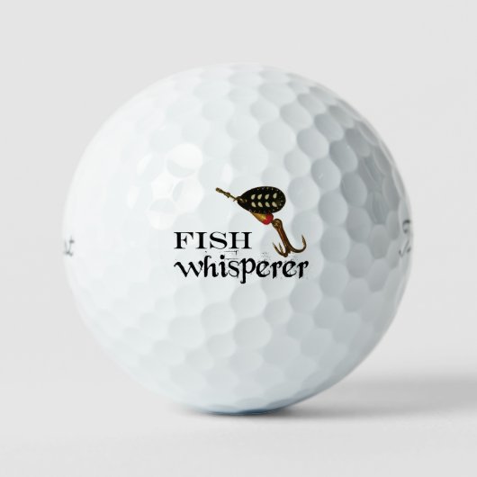 Fisch Whisperer Golf Balls Golfball (Vorderseite)