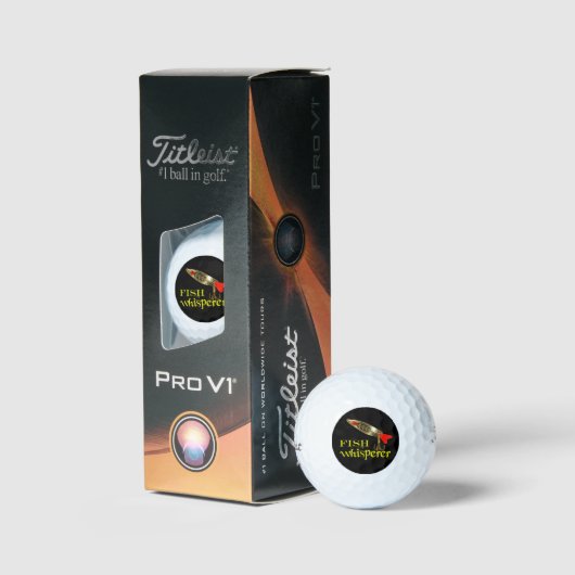 Fisch Whisperer Golf Balls Golfball (Verpackung)