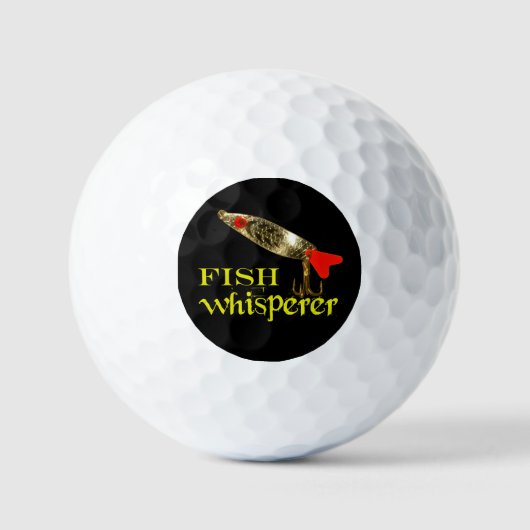 Fisch Whisperer Golf Balls Golfball (Vorderseite)