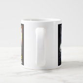 Fisch-Widdertierkreis Spitze durch Valxart Jumbo-Tasse (Rückseite)