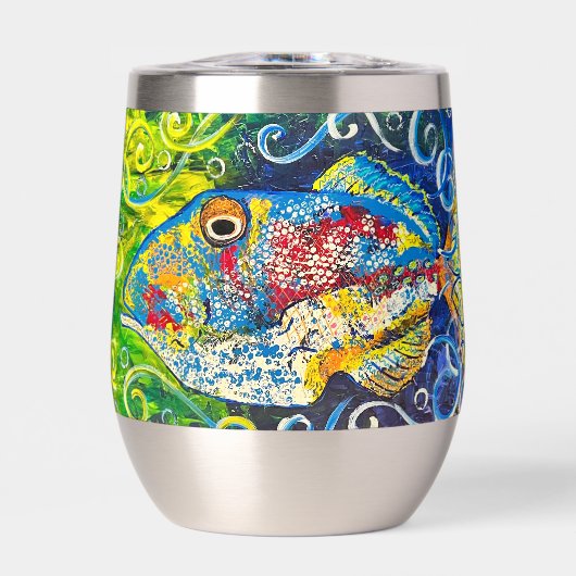 Fisch Wine Tumbler Thermal (Vorderseite)