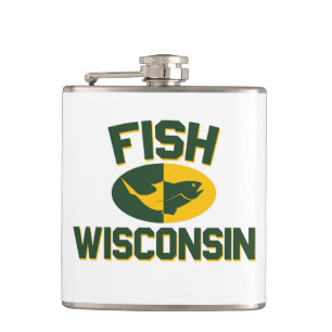 Fisch Wisconsin Flachmann