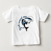 Fisch Wollte mich Baby T-shirt (Vorderseite)