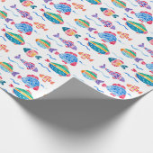 Fisch-Wrapping-Papier Geschenkpapier (Ecke)