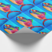 Fisch-Wrapping-Papier Geschenkpapier (Ecke)