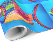 Fisch-Wrapping-Papier Geschenkpapier (Rolleneckpunkt)