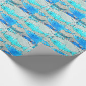 Fisch-Wrapping-Papier Geschenkpapier (Ecke)
