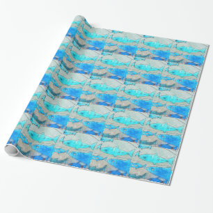 Fisch-Wrapping-Papier Geschenkpapier