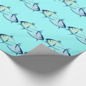 Fisch-Wrapping-Papier Geschenkpapier (Ecke)