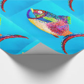 Fisch-Wrapping-Papier Geschenkpapier (Ecke)