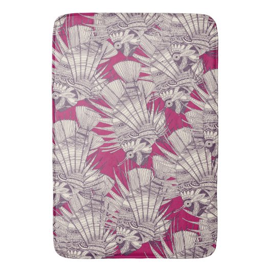 Fisch-Wunderbeere Badematte (Vorderseite Vertikal)