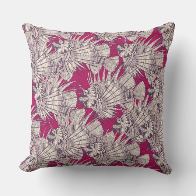 Fisch-Wunderbeere Kissen (Vorderseite)