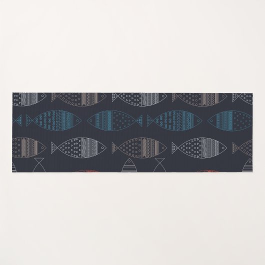 Fisch Yogamatte (Vorderseite (Horizontal))